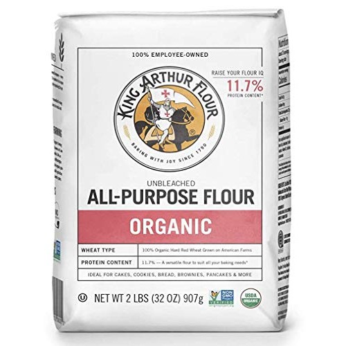 King Arthur Flour Organic Unbleached All Purpose Flour - 2 Lbs