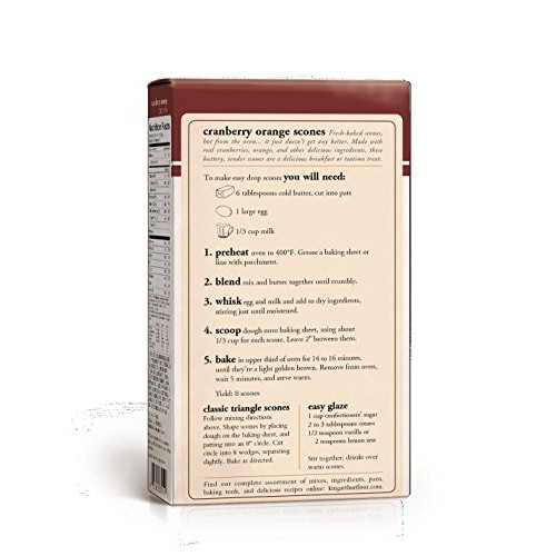 King Arthur Flour Scone Mix, Cranberry Orange, 14 Ounce Pack Of 6
