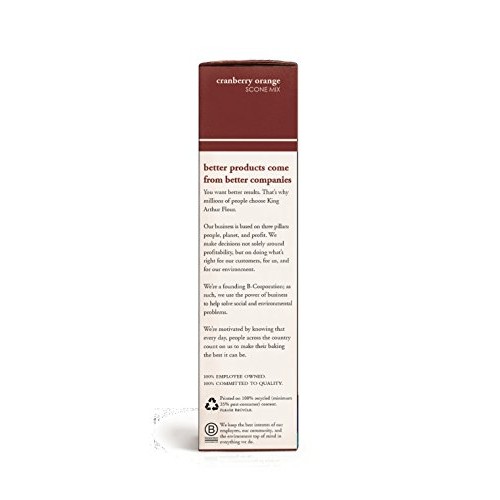 King Arthur Flour Scone Mix, Cranberry Orange, 14 Ounce Pack Of 6