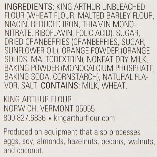 King Arthur Flour Scone Mix, Cranberry Orange, 14 Ounce Pack Of 6