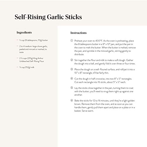 King Arthur Flour Unbleached Self Rising Flour, 5 Pound Pack Of 8