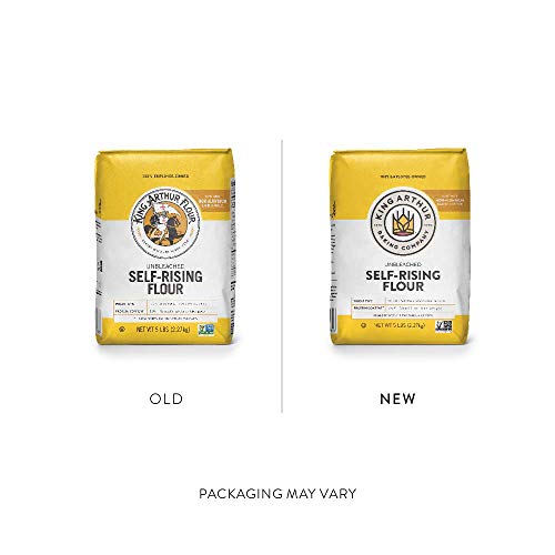 King Arthur Flour Unbleached Self Rising Flour, 5 Pound Pack Of 8
