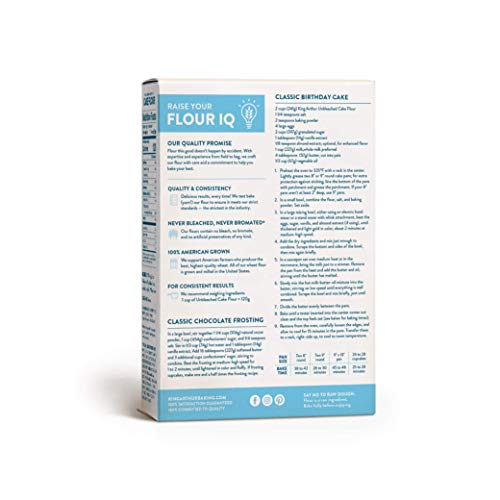 King Arthur Unbleached Cake Flour Blend, 2 Pounds Pack Of 6 -