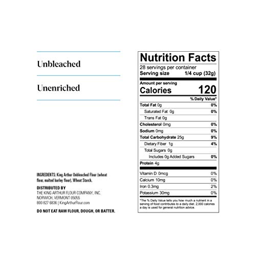 King Arthur Unbleached Cake Flour Blend, 2 Pounds Pack Of 6 -