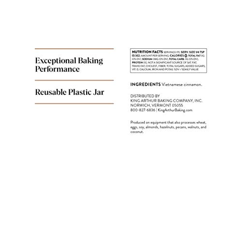 King Arthur, Vietnamese Cinnamon, Certified Kosher, Nut-Free, 3