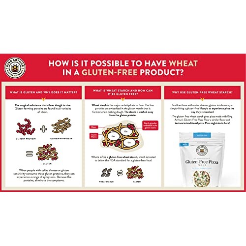 King Arthur 00 Pizza Flour, Gluten Free, 32 OZ