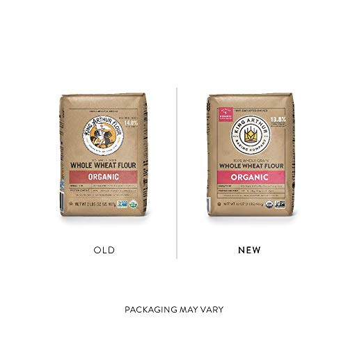 King Arthur, 100% Organic Whole Wheat Flour, 100% Whole Grain, N