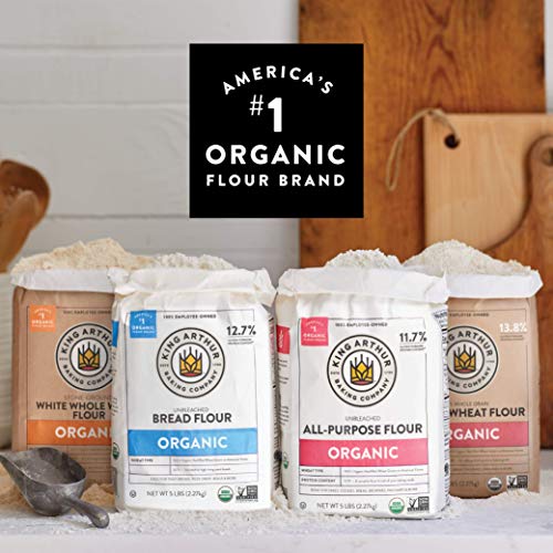 King Arthur, 100% Organic Whole Wheat Flour, 100% Whole Grain, N