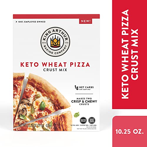 King Arthur Baking Keto Pizza Crust Mix, 1g Net Carbs Per Servin...