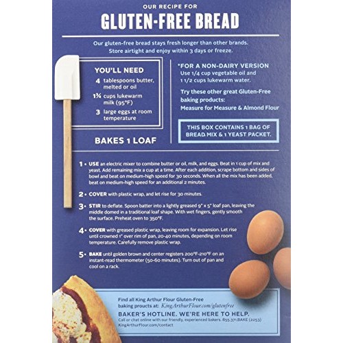King Arthur Bread Mix, 18.25 Ounce -- 6 Per Case. King Arthur Bread Mix, 18.25 Ounce -- 6 Per Case.