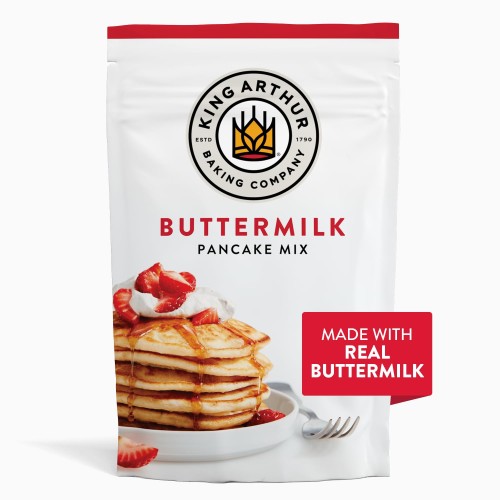 King Arthur Buttermilk Pancake Mix Just Add Water, Sourced Non-GMO, Certified Kosher, 16 Oz