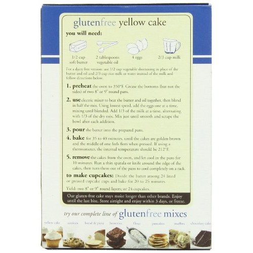 King Arthur Cake Mix, Yellow, 22 Ounce
