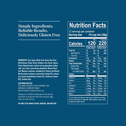 King Arthur Flour, Cornbread + Muffin Mix, Gluten Free, 14 Ounce