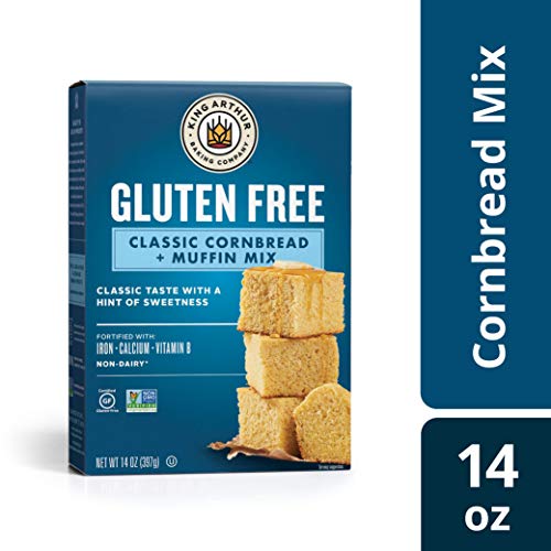 King Arthur Flour, Cornbread + Muffin Mix, Gluten Free, 14 Ounce