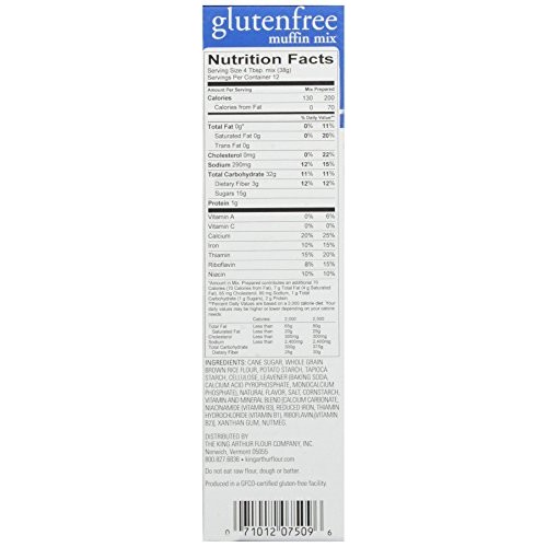 King Arthur Gluten Free Muffin Mix, 16 Oz