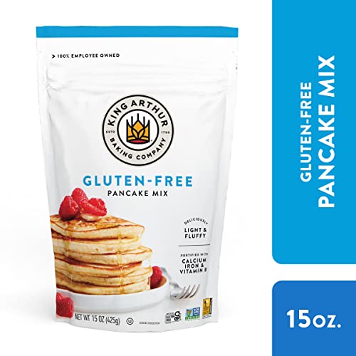 King Arthur Gluten Free Pancake Mix: Non-GMO, Kosher Certified, ...