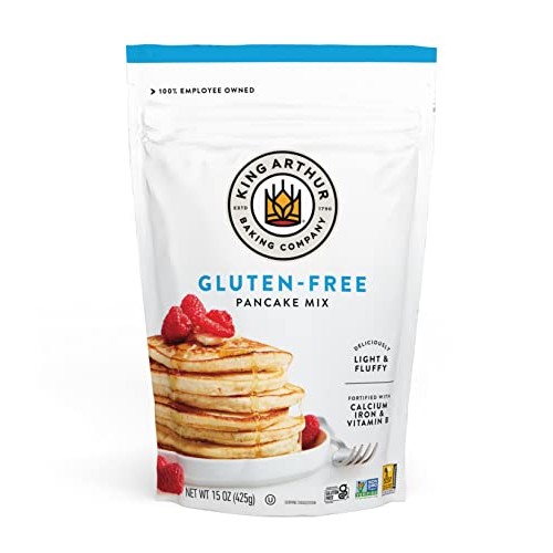 King Arthur Gluten Free Pancake Mix: Non-GMO, Kosher Certified, ...