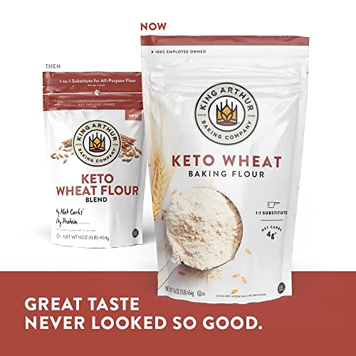 King Arthur, Keto Wheat Flour Blend, Non-GMO Project Verified, 1...