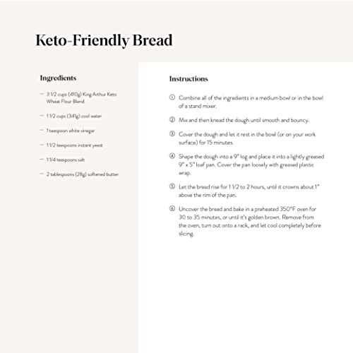 King Arthur, Keto Wheat Flour Blend, Non-GMO Project Verified, 1...