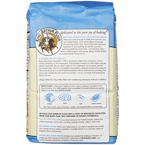 King Arthur Organic Bread Flour - 5 Lb
