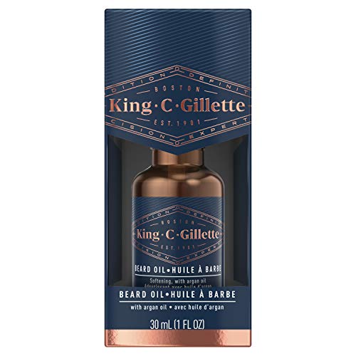 King C. Gillette Beard Oil, Infused With Argan, Jojoba, Avocado,