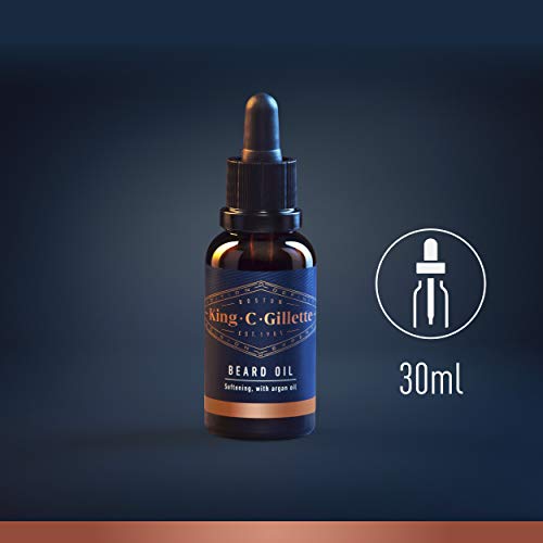 King C. Gillette Beard Oil, Infused With Argan, Jojoba, Avocado,