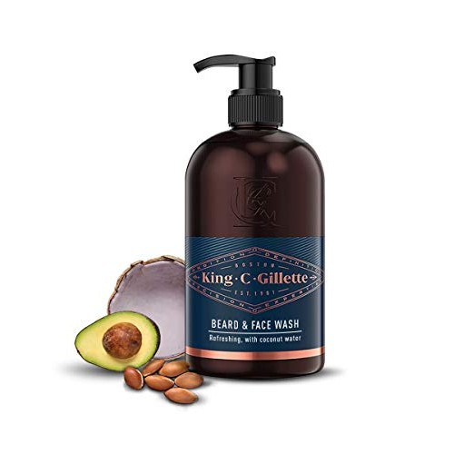 King C. Gillette Men’S Beard And Face Wash With Coconut Water, A