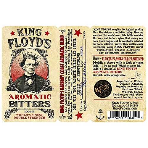 King Floyds, Aromatic Bitters, For Whisky And Rum, 100Ml Bar Pr