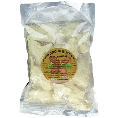 Prime &Amp; Pure Raw Cocoa Butter 100% Fresh 2 Lb