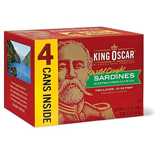 King Oscar Wild Caught Sardines In Extra Virgin Olive Oil 3.75 O
