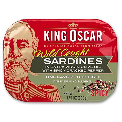 King Oscar Wild Caught Sardines In Extra Virgin Olive Oil, Spicy