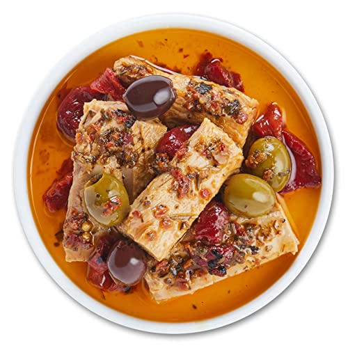 King Oscar Yellowfin Tuna Fillets in Extra Virgin Olive Oil Herb...