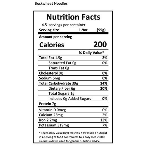 King Soba Gluten Free, Organic 100% Buckwheat Pasta Noodles 8.8O