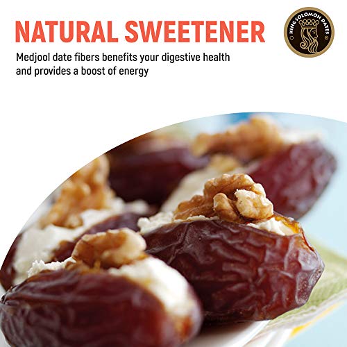 King Solomon 100% Organic Premium Medjoul Medjool Dates, 2.2Lbs