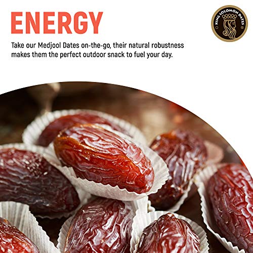 King Solomon 100% Organic Premium Medjoul Medjool Dates, 2.2Lbs