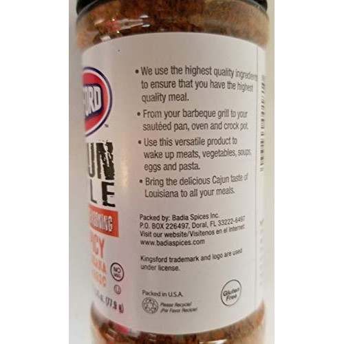 Culinary Seasonings: Kingsford Cajun Style Seasoning 2.75 Oz Shaker