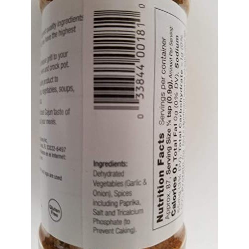 Culinary Seasonings: Kingsford Cajun Style Seasoning 2.75 Oz Shaker