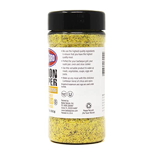 Kingsford Badia Lemon Pepper All-Purpose Seasoning, 6.5 oz
