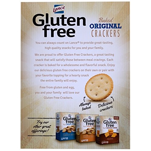 Lance Gluten Free Baked Crackers, Original, 5 Oz