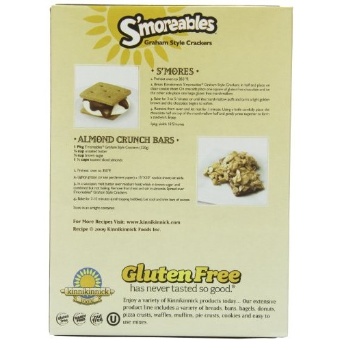 Kinnikinnick Gluten Free Smoreables Graham Style Crackers, 8 Ou