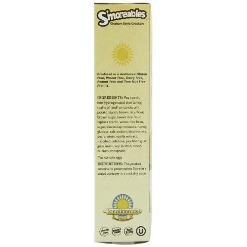 Kinnikinnick Gluten Free Smoreables Graham Style Crackers, 8 Ou