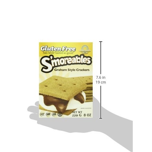 Kinnikinnick Gluten Free Smoreables Graham Style Crackers, 8 Ou