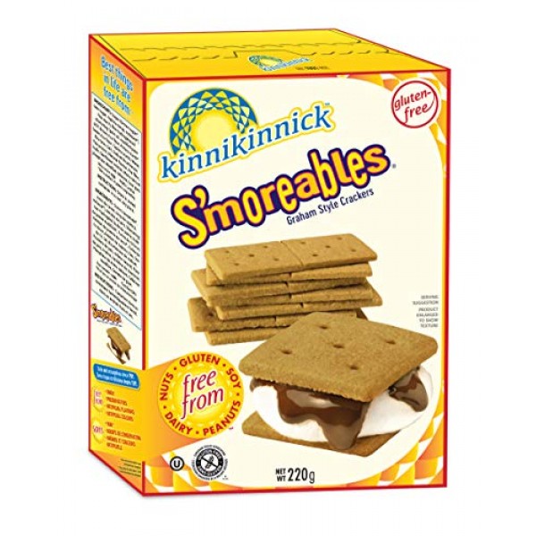 Kinnikinnick Gluten Free Smoreables Graham Style Crackers, 8 Ou...