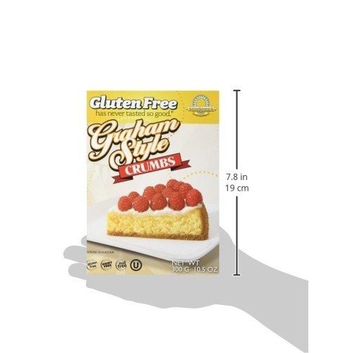 Kinnikinnick Crumbs - Graham Style Gluten Free, 10.5-Ounce Pack