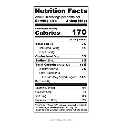 Kinnikinnick Gluten Free Angel Food Cake Mix, 15.9Oz/450G Pack