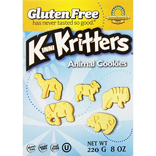 Kinnikinnick Gluten Free Animal Cookies, 8 Ounce Pack Of 6