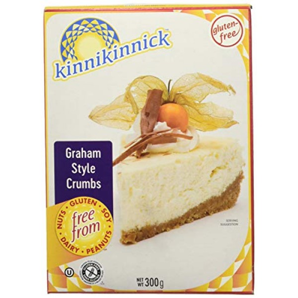 Kinnikinnick Gluten Free Graham Style Crumbs, 10.5 oz