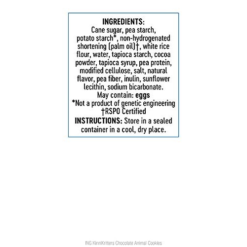 Kinnikinnick Gluten Free Kinnikritters Chocolate Animal Cookie,