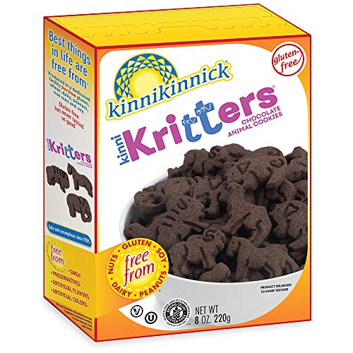 Kinnikinnick Gluten Free Kinnikritters Chocolate Animal Cookie,