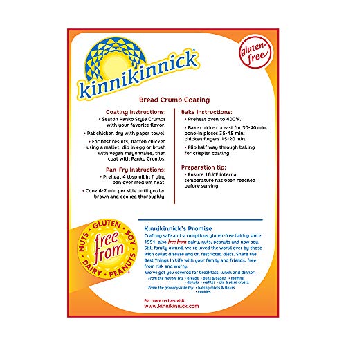 Kinnikinnick Gluten Free Panko Style Bread Crumbs - Case Of 6 -1